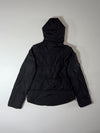 Ferrari Scuderia Shield Logo Hooded Puffer Jacket Detachable Cap & Sleeve – Black (S)