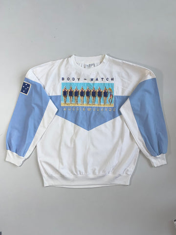Vintage Adidas Trefoil “Body Watch Aussie Guards” Sweatshirt(Xl)