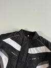 Vintage Profirst Black White Motorcycle Racing Jacket padded (XL)