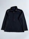 Burberry London | Half-Zip Pique Sweatshirt Black (M)