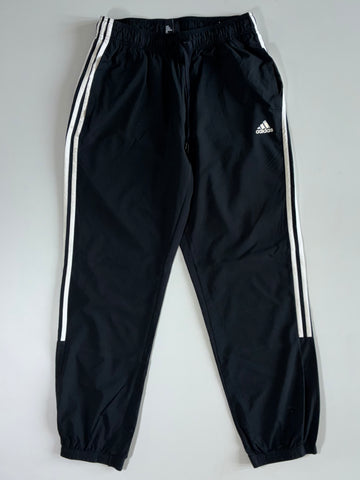 Adidas Black & White 3-Stripe Joggers Elastic Elastic (W:32|L:41)