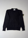 Stone Island Black Wool Knit Sweater – Compass Badge – (XXS)