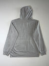 Vans Grey Classic Logo Hoodie – Maroon Print & Lined Hood (XL)