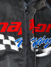 Vintage Choko Motorsports Snap-on Racing Checkered Flag Jacket (2XL)