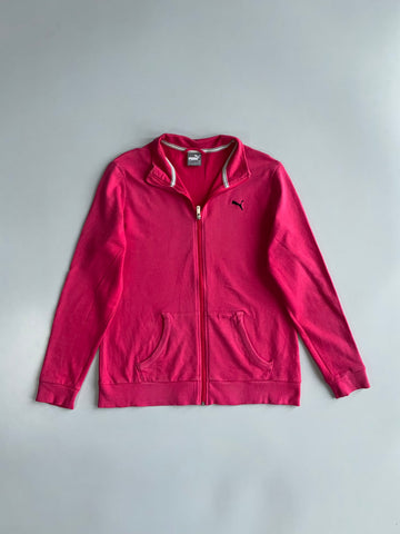 Puma Stripe-Collar Zip Sweatshirt (M)