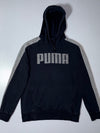 Puma | Black Grey-Sleeve Pullover Hoodie | (M)