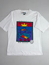 Vintage 90s Nordli Pacific New Zealand Hand-Painted Graphic Tee – White (L)