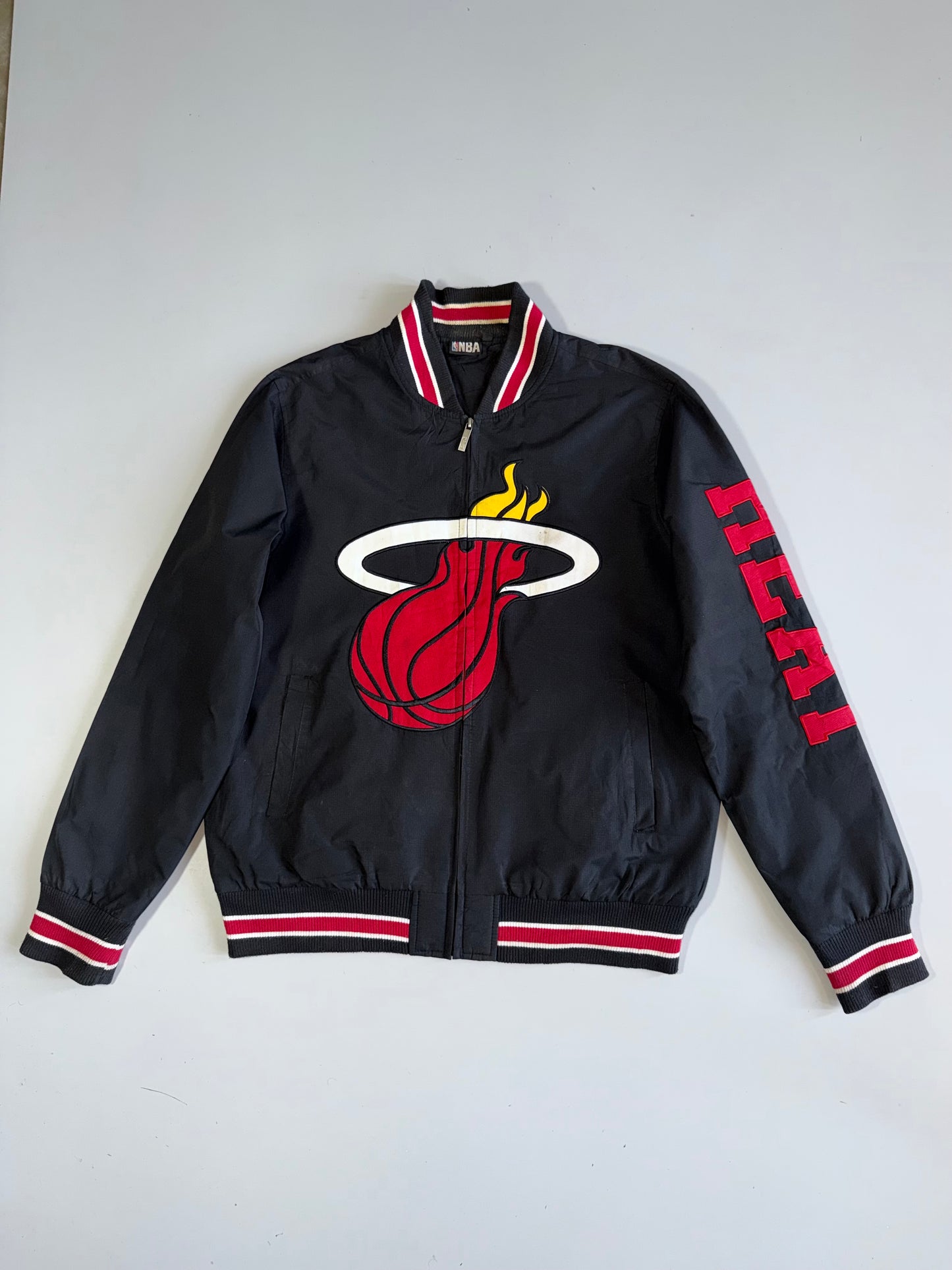 !        Vintage NBA Miami Heat Varsity Bomber Jacket (XL)