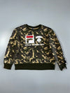 AAPE by A Bathing Ape x FILA Camo Crewneck (M)