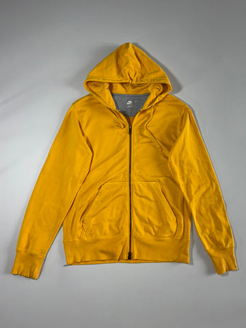 Nike Sportswear Full-Zip Hoodie — University Gold Yellow (M)