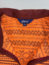Vintage Asics Nordic Pattern Half-Zip Fleece(M)