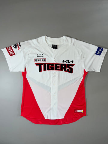 IAB Studio x KIA Tigers KBO League Baseball Jersey – White/Red (3XL)