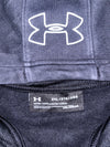 Under Armour “UNDR ARMR” Spellout Full Zip Hoodie  Black,(L)