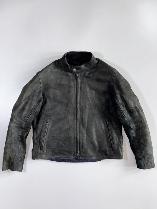Maxler D3O Leather Moto Paded Jacket (L)