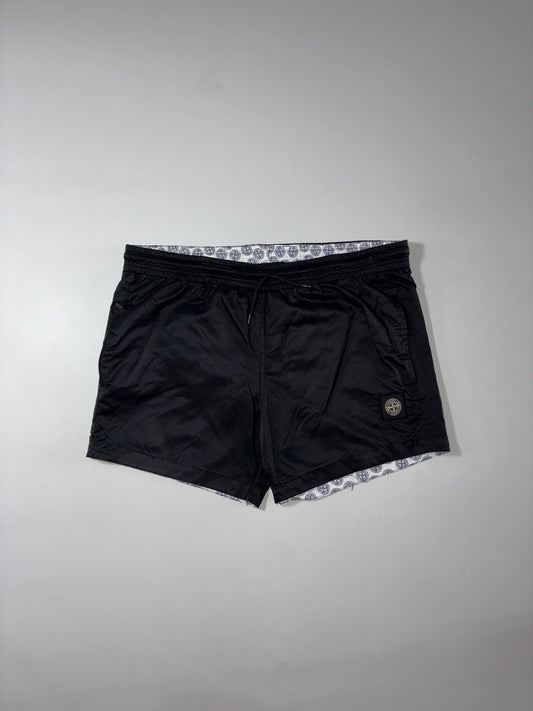 Stone Island Logo Patch Swim Shorts (W:40) (L:16)