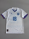 Puma Serbia National Team Away Jersey #18 White (XS)