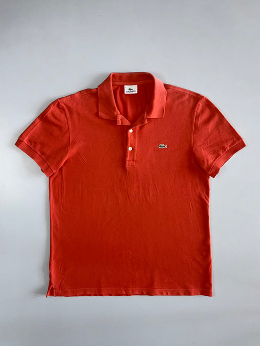 Lacoste Classic Piqué Polo Shirt in Rust Red (L)