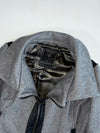 GUESS Los Angeles Grey Wool Moto Jacket – Faux Leather Trim, Zip Cuffs  Women’s (M)