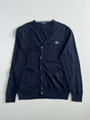 Fred Perry Navy Knit Cardigan(XL)