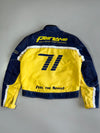Fast Lane Speed Fighter 71 Street Equipment Racing Motorcycle Jacket Multi-Sponsor Patches (M)