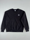 Vintage Puma Black Embroidered Logo Crewneck Sweatshirt (XL)