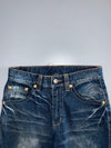 Big Group Jeans | Japanese Tiger Embroidered Straight Jeans | Dark Indigo (W:28|L:43)