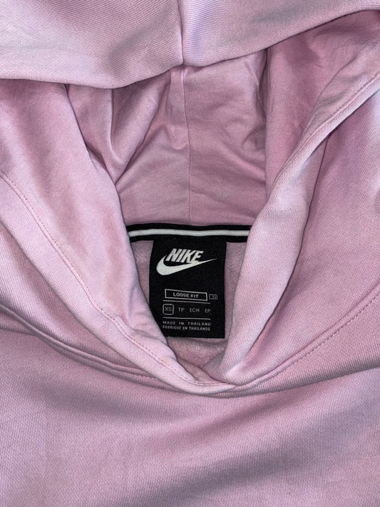 Nike Pink Colorblock Windbreaker Hoodie (M)