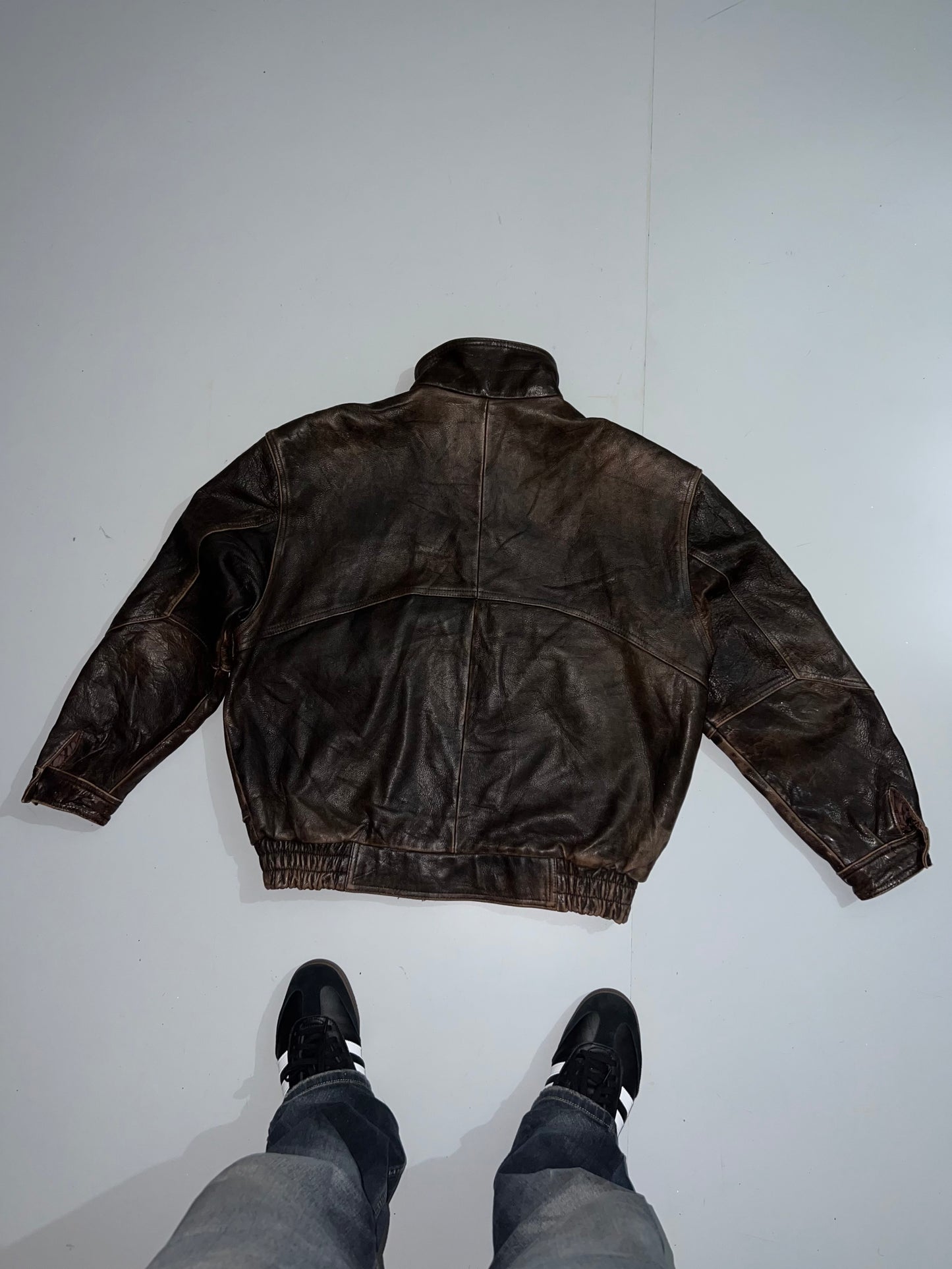 ZSuper Premium Original Leather Jacket (RARE Find) (L/XL)