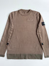 Stone Island Knit Crewneck Sweater – Brown Compass Badge(S)