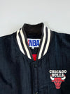 Vintage 90s Chicago Bulls NBA Satin Varsity Bomber Jacket (L)