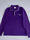 Lacoste Purple Full Sleeve Polo | Pocket Detail (L)