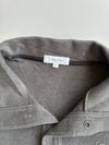 Calvin Klein Golf Charcoal Grey Snap Mock Neck Pullover  (L)
