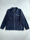 Vintage Dickies Navy Blue Fleece Zip-Up Jacket (L)