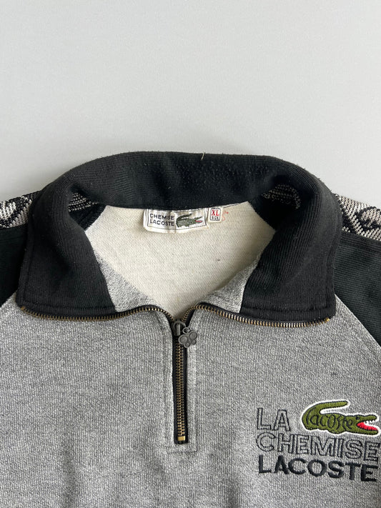 Chemise Lacoste | Vintage Quarter-Zip Sweatshirt (M)