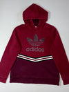 Adidas Originals Trefoil Hoodie – Maroon/Burgundy (S)
