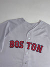 Majestic Boston Red Sox MLB Embroidered Baseball Jersey – Grey (3XL/4XL)
