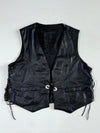 Vintage Premium Original Bomber Leather Vest (L)