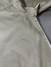 Vintage Lacoste Harrington Jacket – Beige Canvas Zip-Up (2XL)