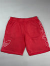 Adidas Originals Trefoil Logo Red Sweat Shorts (W:34) (L:22)
