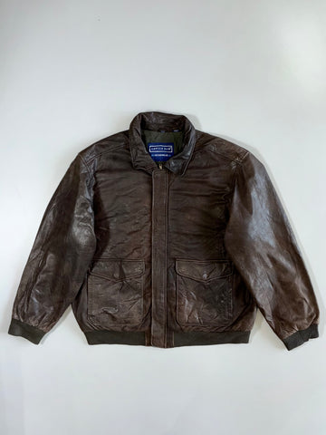 Savie Row Premium Original Pure Leather Jacket (2XL)