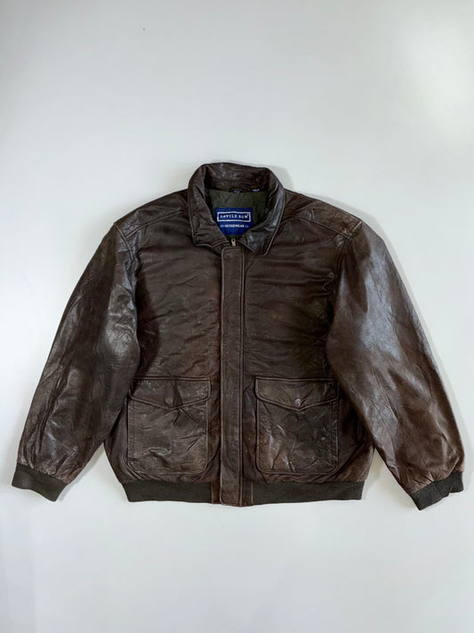 Savie Row Premium Original Pure Leather Jacket (2XL)