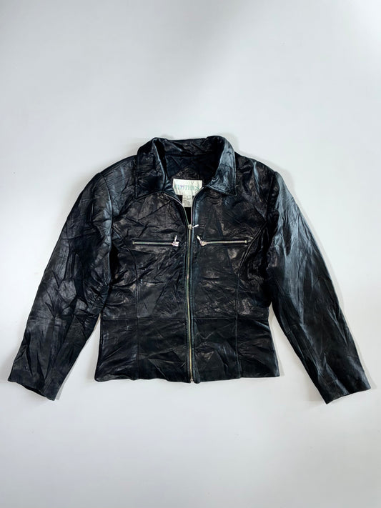 Just Clothes Premium Original Leather Jacket (S)