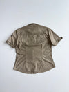 FreeBase Military Patch Short Sleeve Shirt (Xs)