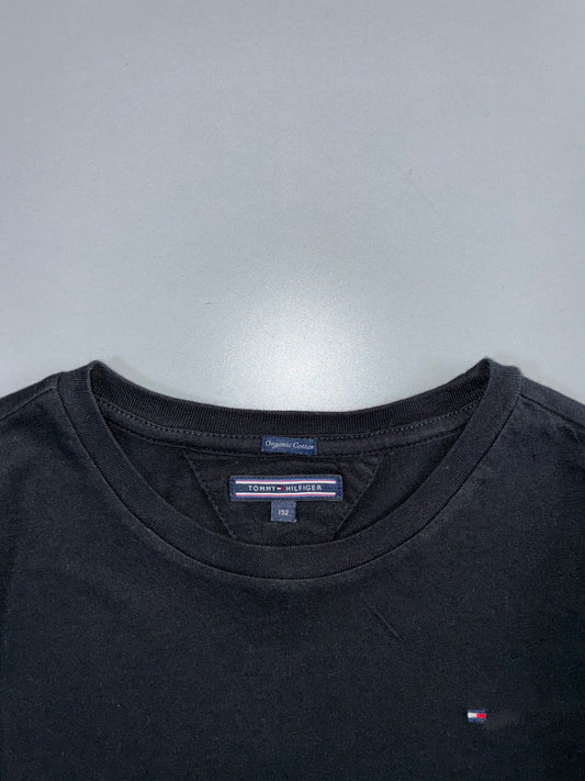 Tommy Hilfiger | Crew Neck L/S Tee | Black | Youth 152 (XS)