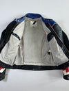 Vintage “V” Leather Two-Piece Racing Suit (Jacket Size : M) (Pant Waist :34 |Length : 39)