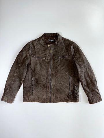 Black Rivet Premium Original Pure Leather Jacket (Xl)
