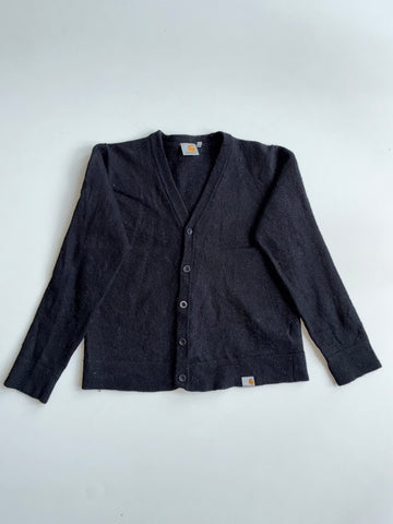 Carhartt Black Knit Button-Up Cardigan (XS)