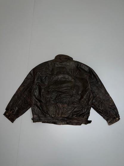 ZRare Vintage Heavy Original Leather Jacket (RARE) (L/XL)