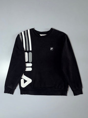 FILA Big Logo Colorblock Crewneck Sweatshirt – Graphic, Size (M)