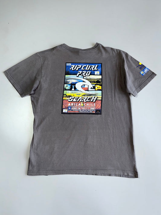 Vintage Rip Curl Pro Search 2007 Arica Chile Surf Event T-Shirt (L)